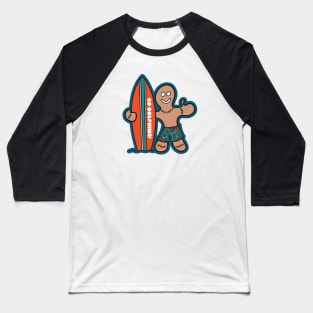 Surfs Up for the Miami Dolphins! Baseball T-Shirt